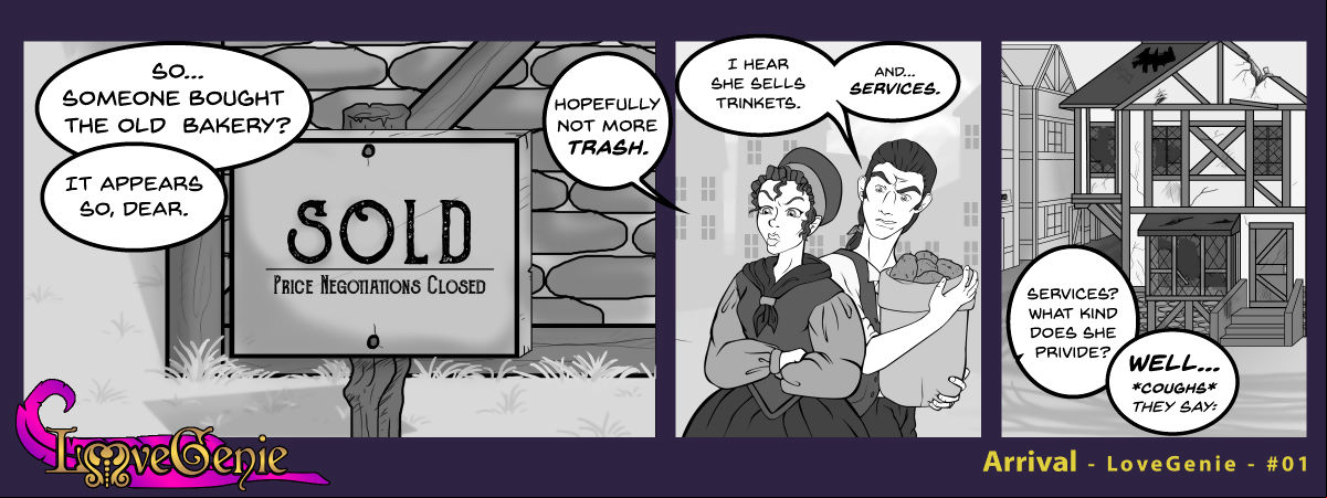 Love Genie Web-Comic Series - - part 3